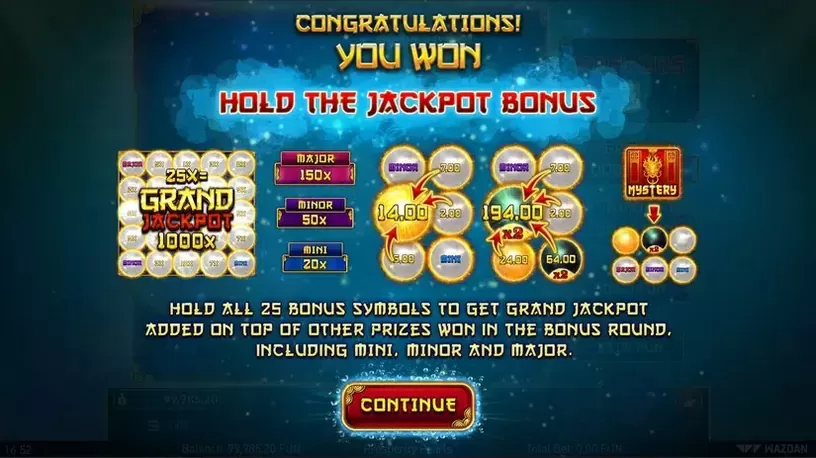 Prosperity Pearls slot screenshot 1