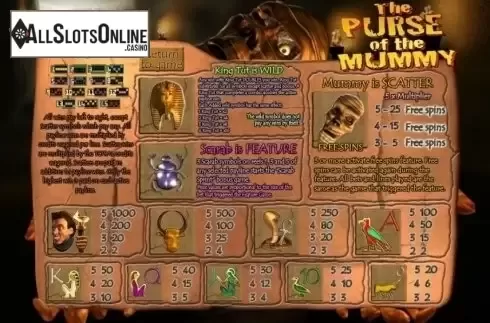 Screen2. Purse of the Mummy from Genii