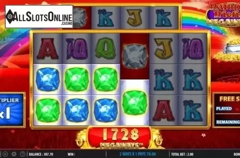 Free Spins 3. Rainbow Riches Megaways from Barcrest