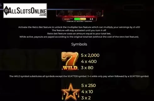 Special symbols screen