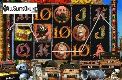 Win screen 1. Redbeard & Co. from Pragmatic Play