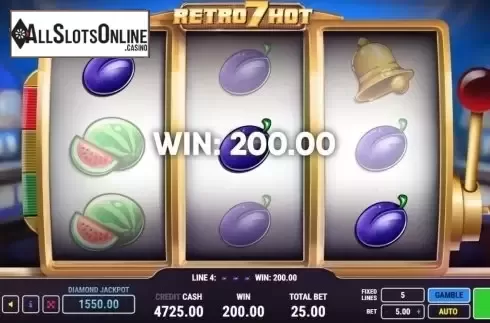 Win Screen 2. Retro 7 Hot from Fazi