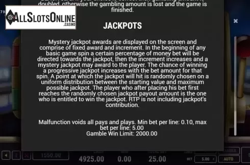 Jackpots. Retro 7 Hot from Fazi