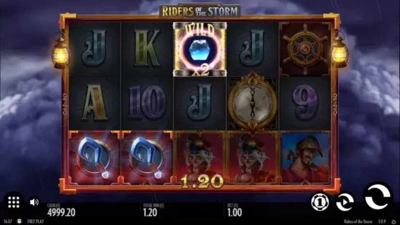 Riders of the Storm slot screenshot 2