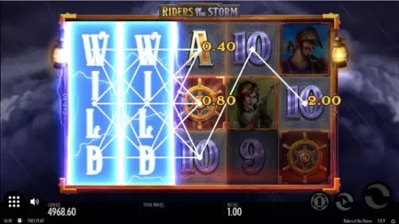 Riders of the Storm slot screenshot 3
