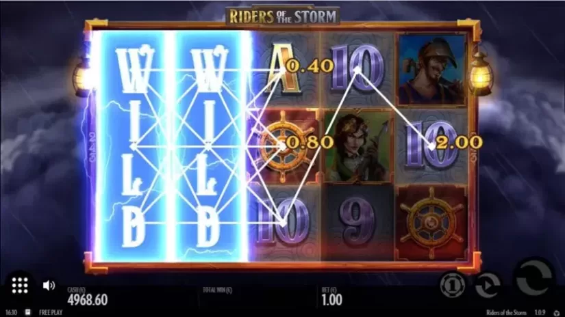Riders of the Storm slot screenshot 3