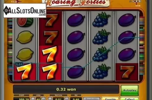 Win. Roaring Forties from Greentube