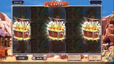 Rocky’s Gold slot screenshot 5
