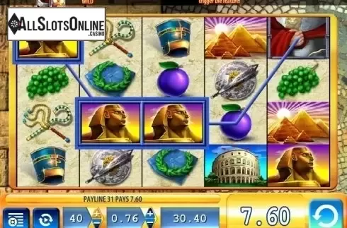 Win screen. Rome & Egypt from WMS