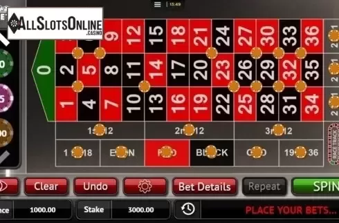 Game Screen. Roulette (CORE Gaming) from CORE Gaming