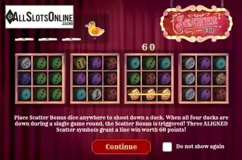 Intro screen