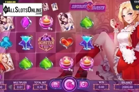 Game Screen. Secret Date from Dream Tech