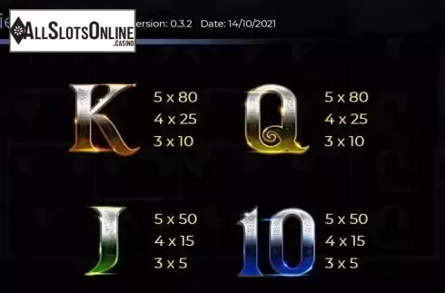 Paytable screen 2