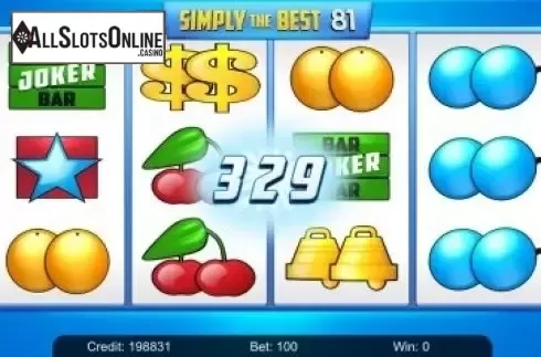 Win. Simply the Best 81 (Kajot Games) from KAJOT
