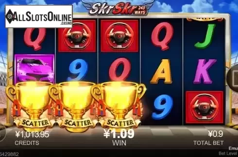 Free Spins Win Screen