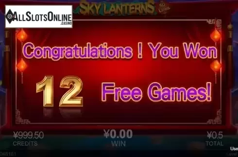Free Games screen