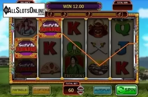 Screen 3. Spirit of the Samurai from Inspired Gaming
