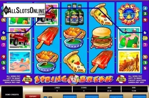 Screen4. Spring Break from Microgaming