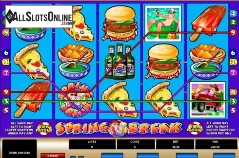 Screen6. Spring Break from Microgaming