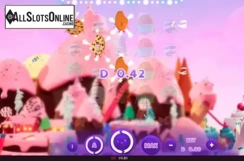 Win screen. Sugar Frenzy from Triple Cherry