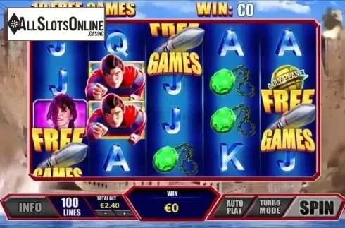 Screen 5. Superman The Movie from Playtech