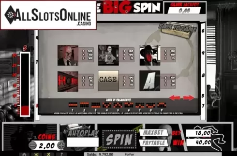 Paytable 1. The Big Spin from Tuko Productions