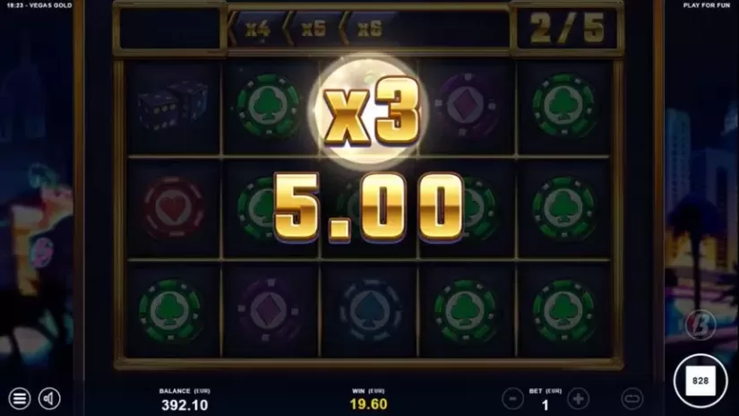 Vegas Gold slot screenshot 9