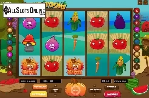 Reel Screen. Veggie Toons from We Are Casino