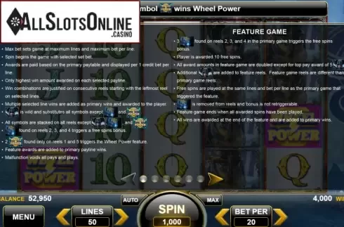 Features 1. Voyage to Asgard from Spin Games