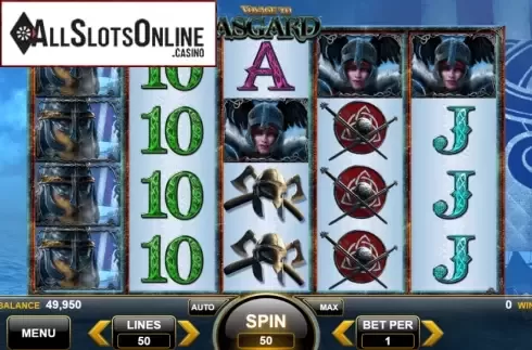 Reel Screen. Voyage to Asgard from Spin Games
