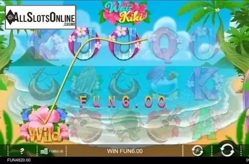 Wild Win screen. Wai Kiki from IronDog