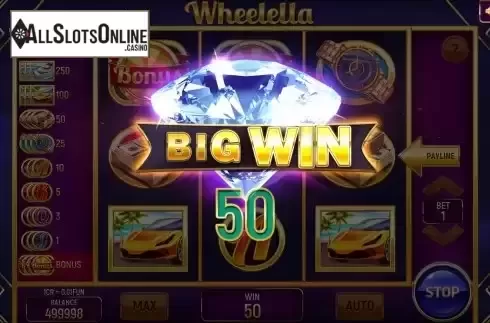 Big Win screen