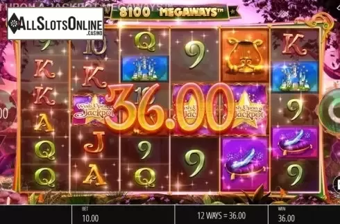 Win Screen 1. Wish Upon A Jackpot Megaways from Blueprint
