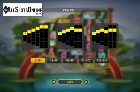 Paytable 2. Wuxia Princess from GamePlay