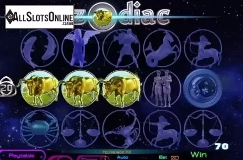 Win screen. Zodiac (Genii) from Genii