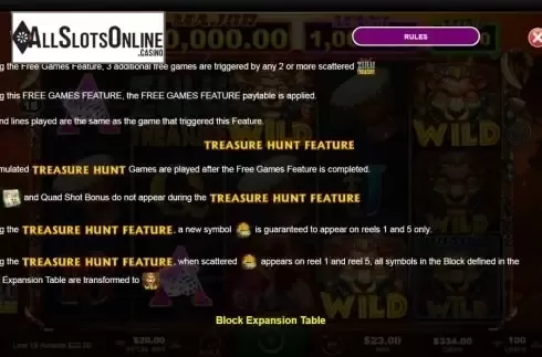 Treassure Hunt Feature