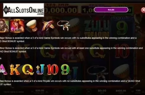 Quad Shot Bonus
