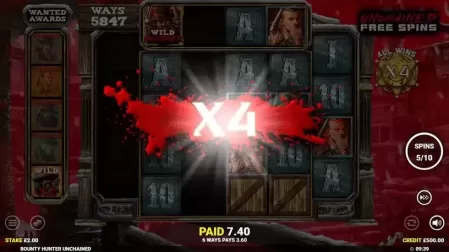 Bounty Hunter Unchained slot screenshot 4