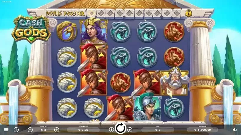 Cash of Gods slot screenshot