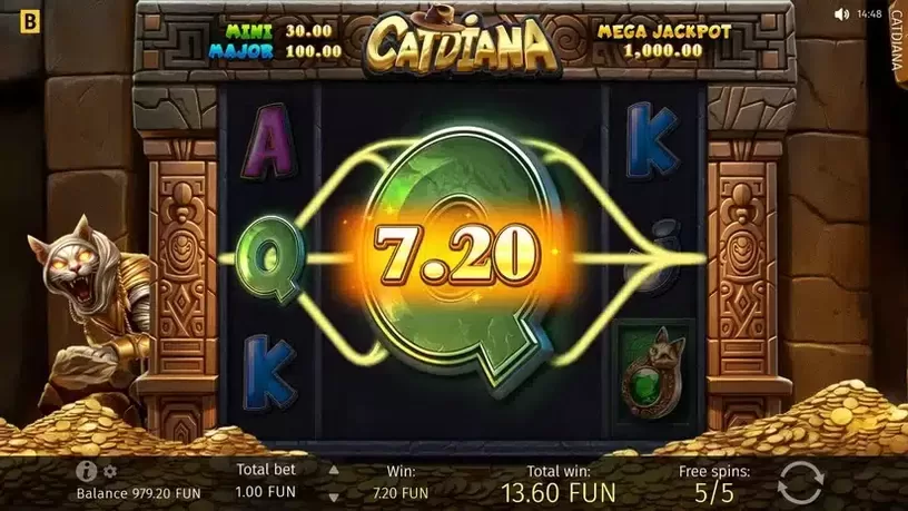 Catdiana slot screenshot 7