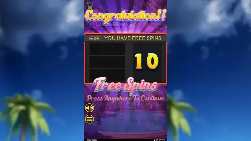 Hottie's Vacation slot screenshot 4