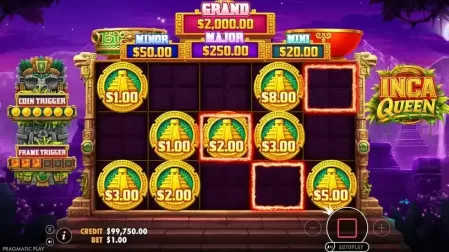 Inca Queen slot screenshot 4