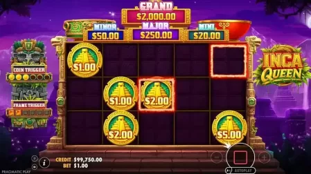 Inca Queen slot screenshot 3