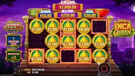 Inca Queen slot screenshot 5
