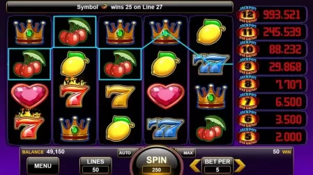 Jackpot Inferno slot screenshot 3