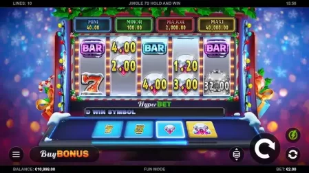 Jingle 7s Hold and Win slot screenshot 1