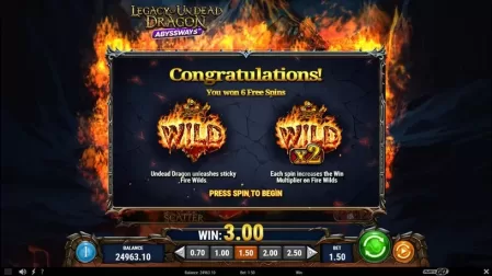 Legacy of Undead Dragon Abyssways slot screenshot 4