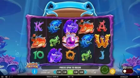Manta Mayhem slot screenshot 1