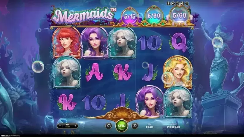 Mermaids slot screenshot 1