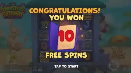 Monsters Getaway slot screenshot 3